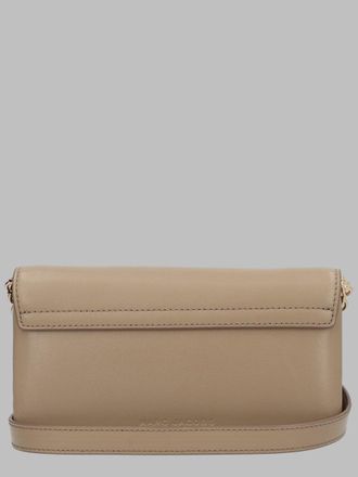 Marc Jacobs Chain-Detail Leather Wallet - Beige