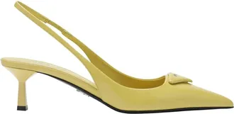 Prada Pumps, female, Yellow, Size: 6 1/2 US Decollete
