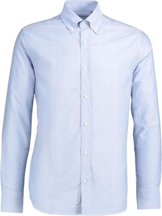 Deperlu Heren, Overhemden, Blauw, Maat: 2XL Katoen