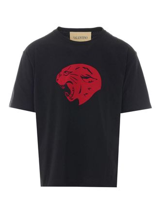 Valentino Garavani Valentino garavani black panther t-shirt