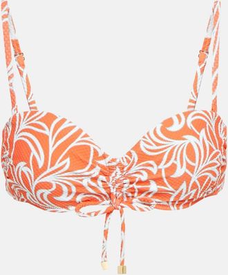 Heidi Klein Coral Gardens bandeau bikini top