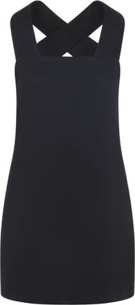 Khaite Black Mella Mini Dress