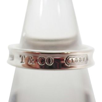 Tiffany & Co. Sterling Silver 925 Band Ring (Pre-Owned)