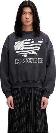 Rhude Uomo, Felpe, Nero, XL, new