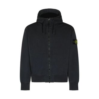 Stone Island Truien - Heren - Vesten met rits - Blauw - XS - Hoodies & sweatvesten
