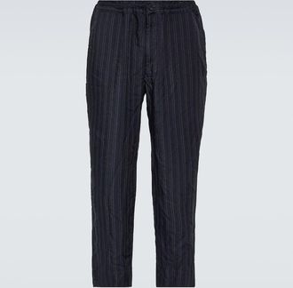 Comme Des Gar&ccedil;ons Striped straight pants