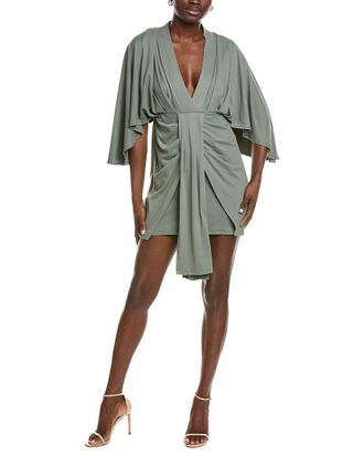 Susana Monaco Pleated Dolman Wrap Dress