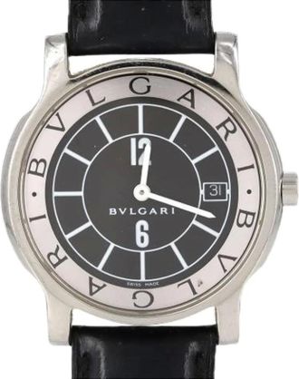 Bulgari Pre-owned Watches, male, Black, Size: ONE SIZE Pre-owned Vintage Wristwatch
