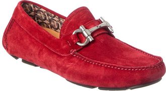 Ferragamo Ferragamo Leather & Canvas Loafer