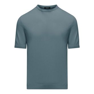 Bomboogie Jersey de Algod&oacute;n de Cuello Redondo - Knitwear - Hombre - Azul - M