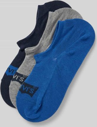 Levi's Sneakersocken mit Label-Detail Modell BATWING im 3er-Pack in Royal, Gr&ouml;&szlig;e 39/42