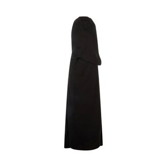 Sportmax Dames, Jurken, Zwart, Maat: XS Satijn
