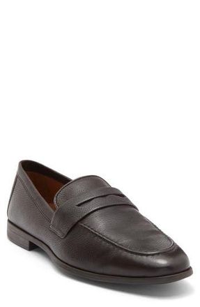 Allen Edmonds Murphy Penhy Loafer in Dark Brown Pebbled Leather at Nordstrom Rack, Size 10.5