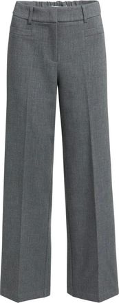 YaYa Pantal&oacute;n recto tejido - Trousers - Mujer - Gris - 2XS