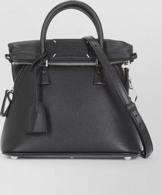 Maison Margiela leather tote bag shoulder strap handles