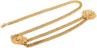 Chanel Pre-owned Metal Belt - Dames - Vintage Accessoires - Geel - ONE Size - Vintage