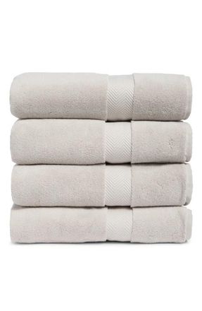 Nordstrom Organic Hydrocotton Set of 4 Bath Towels $140 Value in Grey Vapor at Nordstrom, Size 4 Piece Set