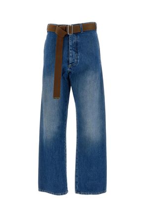 Plan C High-Waisted Straight-Leg Jeans