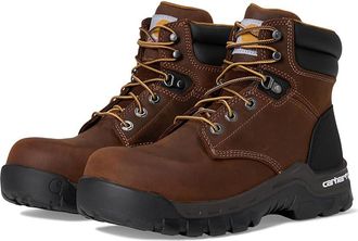 Carhartt Work in Progress 6 Rugged Flex Comp Toe Work Boots Womens Work Boots Brown Oil Tanned Leather : 6.5 B - Medium