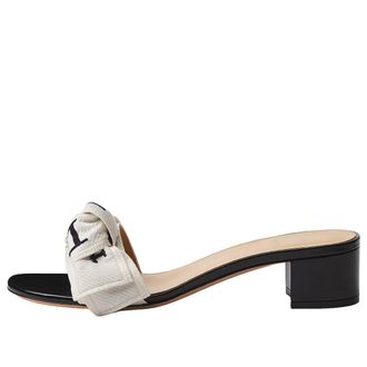 Dior (WMNS) DIOR JAdior Heeled Slide Black Beige KDO708LEC-S900