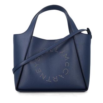 Stella McCartney Logo Crossbody Tote - female - Stella McCartney - Handbags - Blue - ONE SIZE - Bags