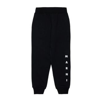 Marni Jogger Trousers - male - Marni - Sweatpants - Black - 10 Y - Kids