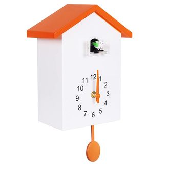 OEM Un Reloj De Pared De Estilo N&oacute;rdico Representa A Un Cuco Que Sale De La Ventana Para Anunciar La Hora