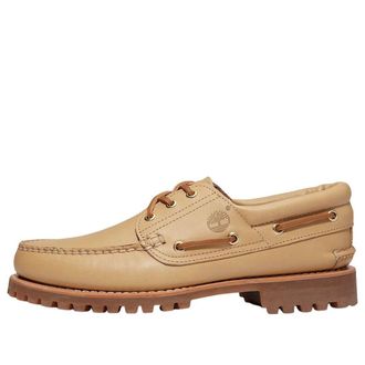 Timberland Authentic 3-Eye Lug Handsewn Boat Beige TB0A2PDQEN21