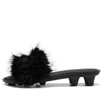 Puma (WMNS) PUMA x FENTY Cat Cleat Sandals Chic Fur Black 404768-02