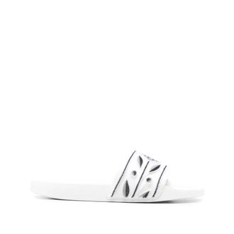 Casablanca Pool Slide - Heren - Sandalen - Veelkleurig - 40 EU - Katoen - Schoenen