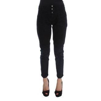 Costume National Cotton Cropped Womens Jeans