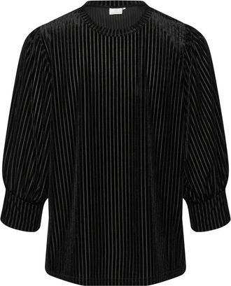 Kaffe KAcaca Blouse - Dames - Blouses - Zwart - XL - Overhemden
