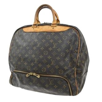 Louis Vuitton Vintage, unisex, Bruin, ONE Size, Leer, Pre-owned Lederen Weekendtas
