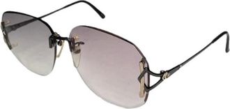 Balenciaga Pre-owned Accessories, female, Purple, Size: ONE SIZE Pre-owned Metal Sunglasses