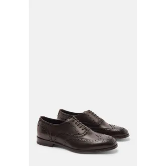 Scarosso Judy Oxfords in Brown - Calf at Nordstrom, Size 39.5