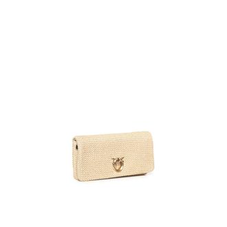 Pinko Clutches, female, Beige, Size: ONE SIZE Love Bag Borse