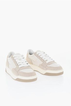 Hogan Leather And Suede Lace-Up Sneakers size 41