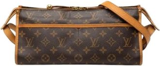 Louis Vuitton Pre-owned Schoudertas - Dames - Vintage Schoudertas - Bruin - ONE Size - Leer - Vintage