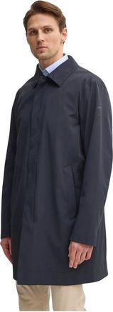 Joop Single-Breasted Coat - Heren - Mantel - Blauw - XL - Polyester - Jassen