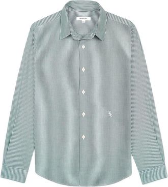 Sporty & Rich SRC striped cotton shirt - unisex - Cotton - S - Green