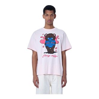 Story mfg. STORY mfg., T-Shirts, male, Pink, Size: XL Graphic Print T-shirt