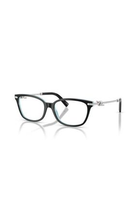 Tiffany & Co. 51mm Rectangle optical glasses in Black at Nordstrom