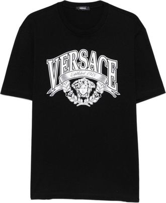 Versace T-Shirts And Polos Black