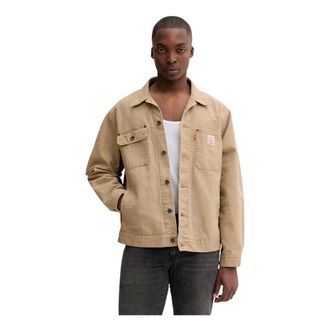 Levi's Hombre, Chaquetas, Beige, Talla: S