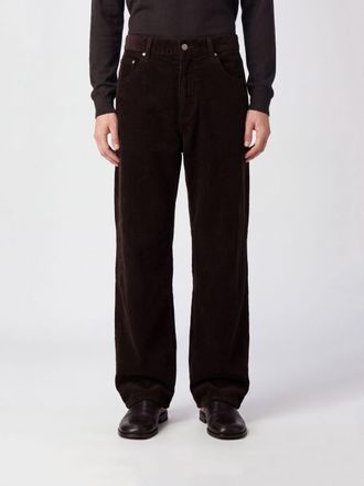 Sunflower Pantaloni a gamba larga in velluto a coste di cotone a cinque tasche