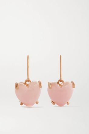 Irene Neuwirth Orecchini In Oro Rosa 18 Carati Con Opali Love