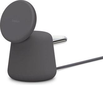 Belkin Estaci&oacute;n De Carga Inal&aacute;mbrica 2 En 1 Belkin Con Magsafe 15 W Negro