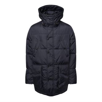 Belstaff Mens Signal Parka in Dark Ink - Blue - Size X-Large