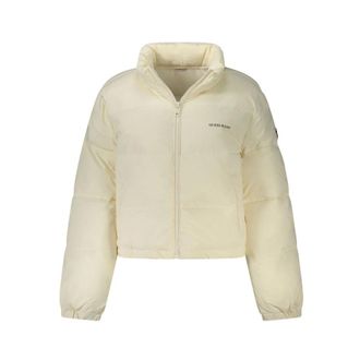 Guess White Polyester Women Jacket