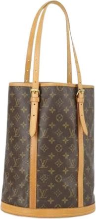 Louis Vuitton Pre-owned Vintage Bucket Bag - Dames - Vintage Tas - Bruin - ONE Size - Leer - Vintage